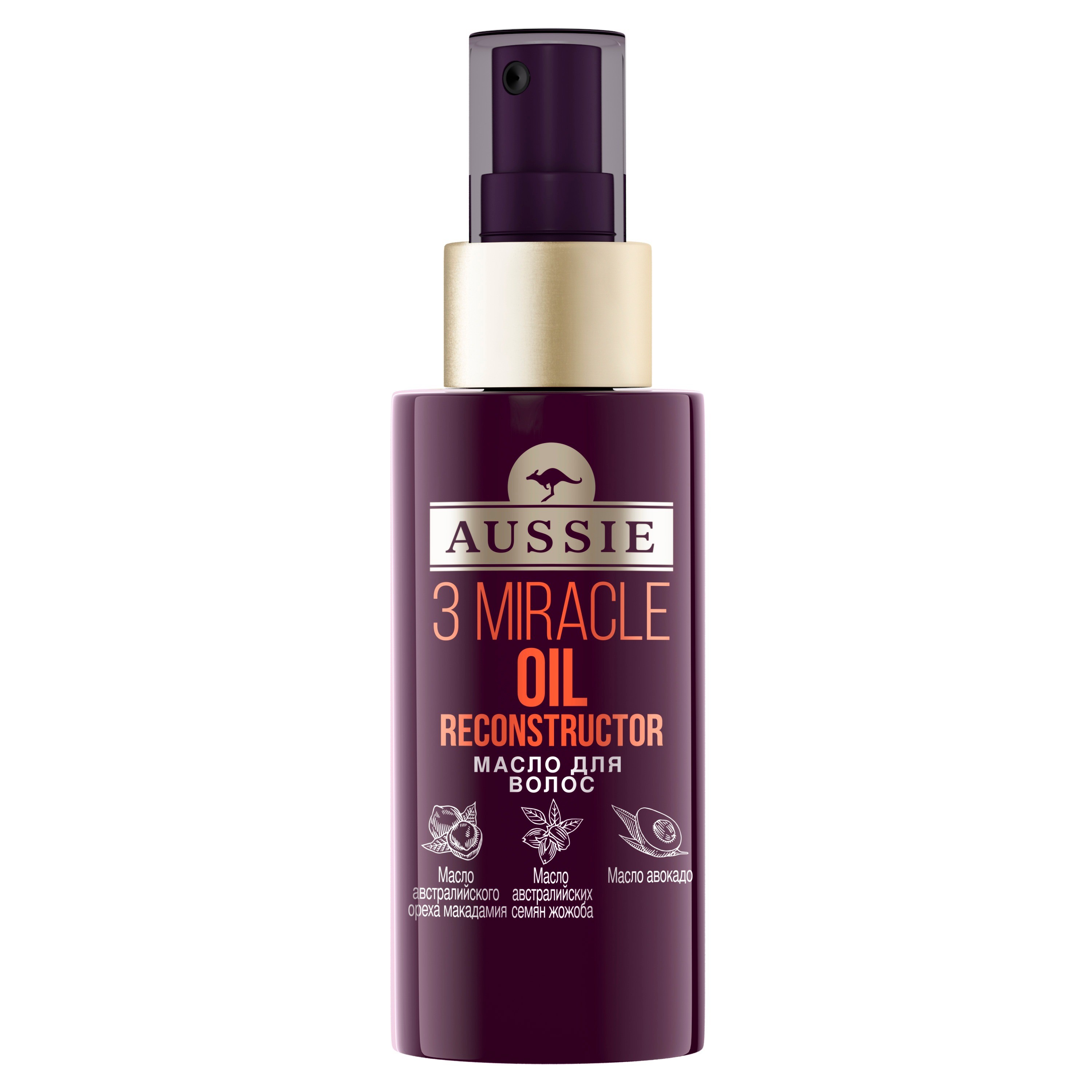 Масло для ухода за волосами 3 Miracle OIL, Aussie