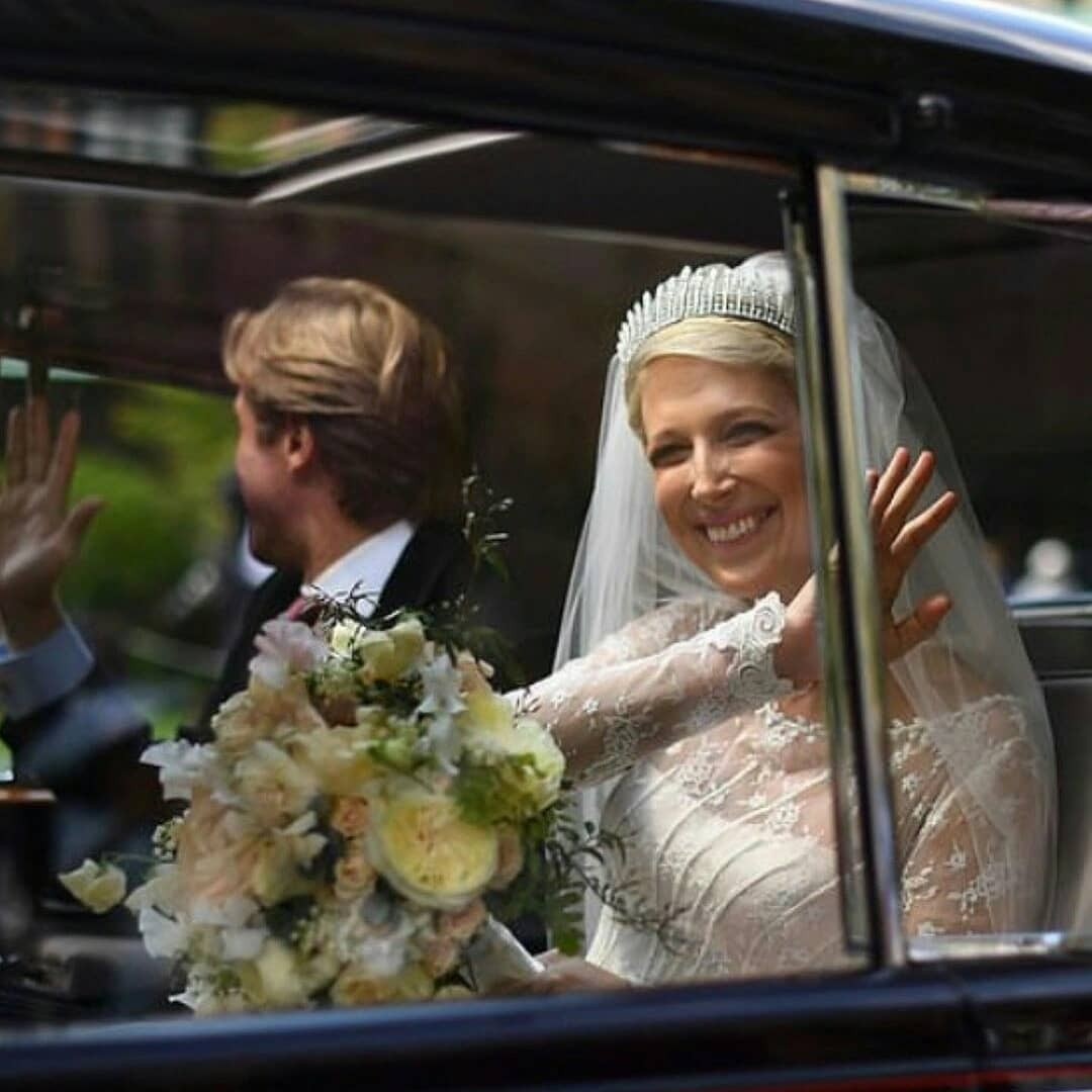 Принц Гарри, Елизавета и Пиппа Миддлтон посетили свадьбу Габриэллы Виндзор