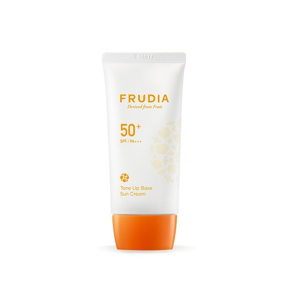Солнцезащитная тональная крем-основа для сияния кожи SPF 50, Frudia