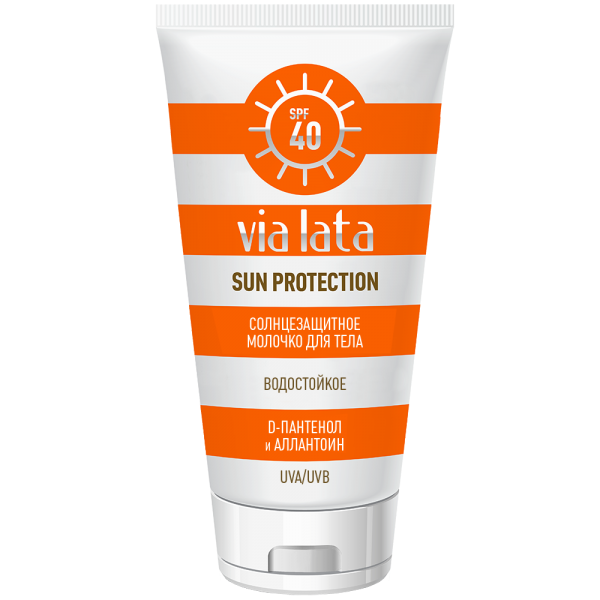 Солнцезащитное молочко для тела SPF 40 «Sun Protection», Via Lata 