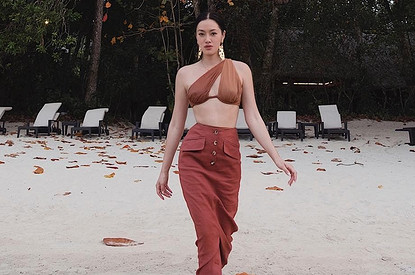 Как звезды стритстайла одеваются на пляж