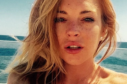 Линдси Лохан снялась в новой провокационной фотосессии