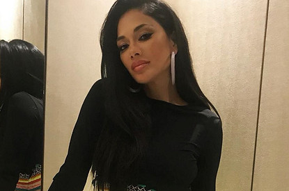 Солистка Pussycat Dolls Николь Шерзингер показала, как веселиться во время сложной тренировки (видео)