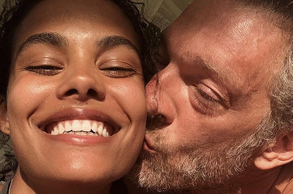 Тина Кунаки поделилась личными фото с Венсаном Касселем