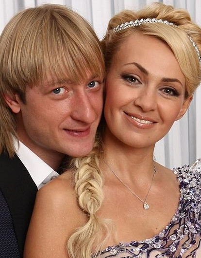 Евгений Плющенко и Яна Рудковская поздравили друг друга с юбилейной годовщиной свадьбы