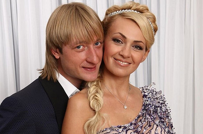 Евгений Плющенко и Яна Рудковская поздравили друг друга с юбилейной годовщиной свадьбы