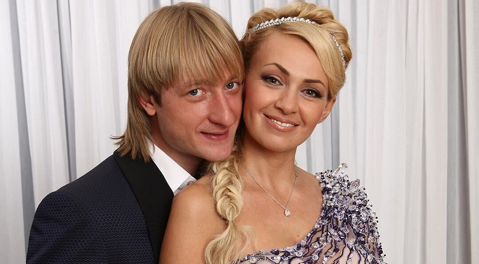 Евгений Плющенко и Яна Рудковская поздравили друг друга с юбилейной годовщиной свадьбы