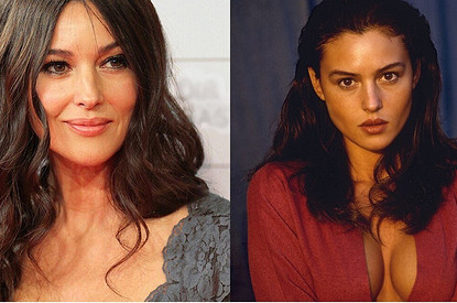 Она не стареет: Моника Беллуччи в молодости и сейчас