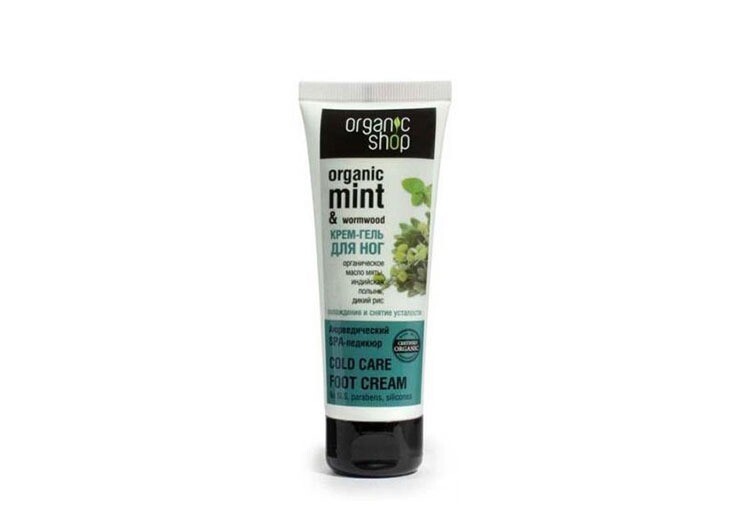 Натуральный крем-гель для ног «Аюрведический SPA-педикюр», Organic Shop 
