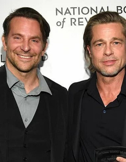Брэд Питт поблагодарил Брэдли Купера за помощь с алкоголизмом (видео)