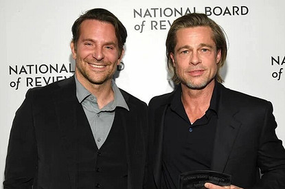 Брэд Питт поблагодарил Брэдли Купера за помощь с алкоголизмом (видео)