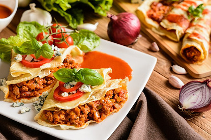 Мясная начинка для блинов из фарша: 4 классных рецепта