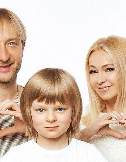 У Яны Рудковской и Евгения Плющенко родился сын