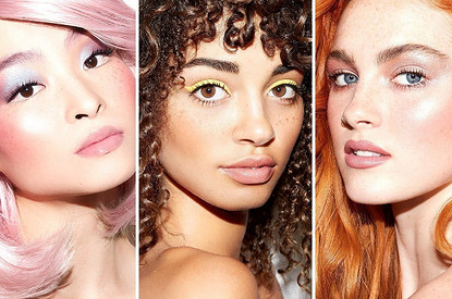 Тренды макияжа осень-зима 2020/21: голубые тени, розовая дымка и неоновые стрелки
