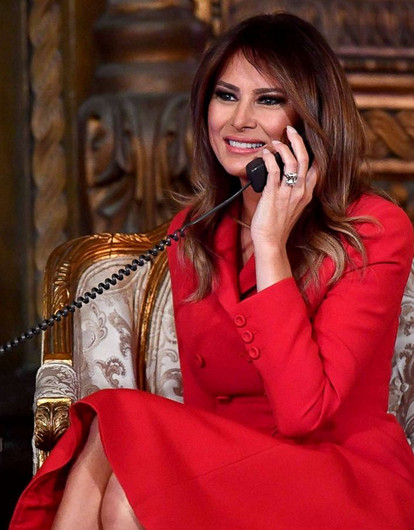 Мелания Трамп показала, как в последний раз украсила Белый дом к Рождеству