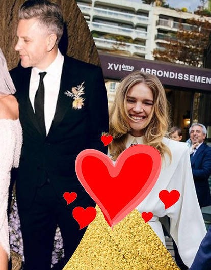 Наталья Водянова и Антуан Арно и другие известные пары, которые сыграли свадьбу в 2020 году