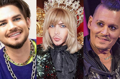 10 звездных мужчин, которые постоянно красятся