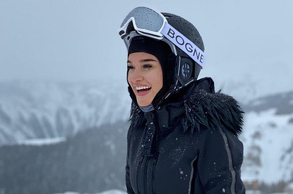 Ксения Бородина разделась до нижнего белья в Куршевеле