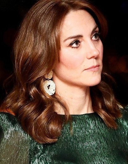 Кейт Миддлтон в изумрудном платье посетила светский раут в Ирландии (такая красота)