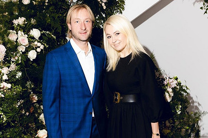 Яна Рудковская и Евгений Плющенко «поменялись» ногами (видео)