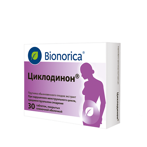Хорошо зарекомендовал себя растительный препарат немецкой компании Бионорика СЕ - Циклодинон. В основе лекарственного средства – экстракт витекса священного.