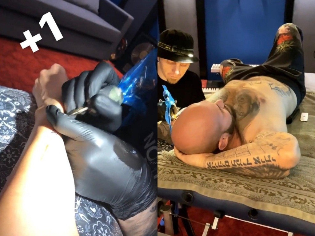 Джиган и Оксана Самойлова сделали татуировки в честь сына