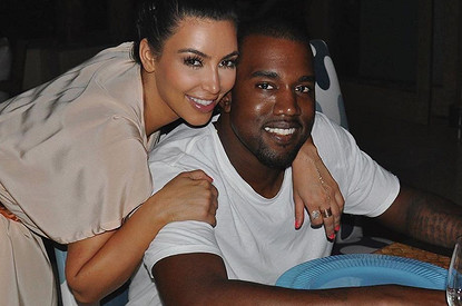 «Навеки вместе»: Ким Кардашьян показала новые романтичные фото с Канье Уэстом