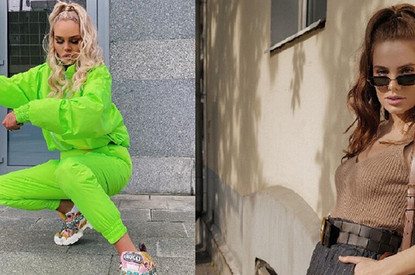 Мария Погребняк и Дарья Клюкина показали, как носить модные этим летом «хвосты-ананасы» (видео)