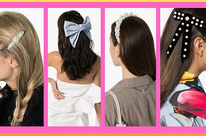 Банты, жемчуг и кожаные ленты: 35 модных аксессуаров для волос 2020