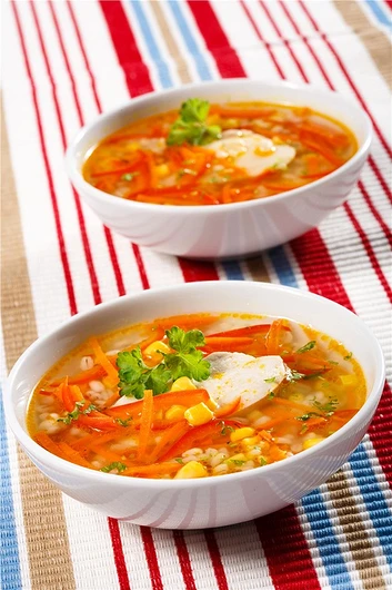 Суп с кукурузой
