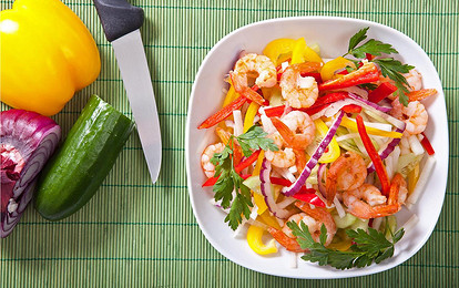 Салат с редькой