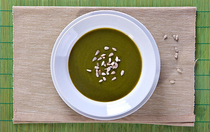 Суп-пюре из шпината
