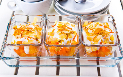 Десерт из моркови с апельсинами