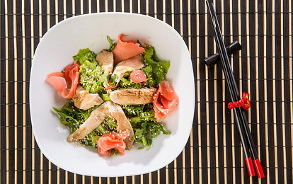 Салат с имбирем