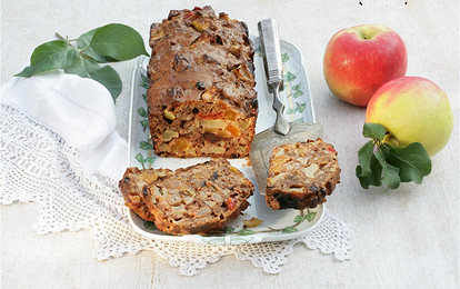 Итальянский яблочный хлебец с цукатами