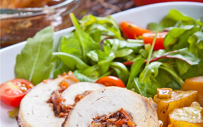 Филе индейки с картофелем