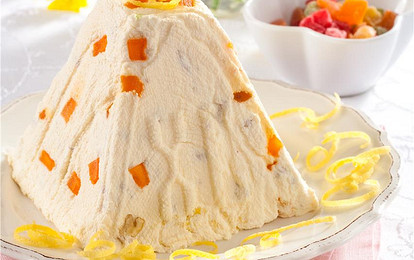 Пасха творожная с цукатами