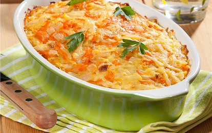 Овощное рагу под сыром