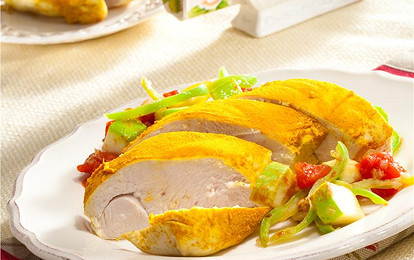 Куриное филе с овощами