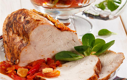 Филе индейки со сладким перцем