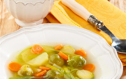 Легкий овощной супчик