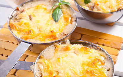 Жюльен с грибами