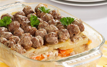 Мясная запеканка