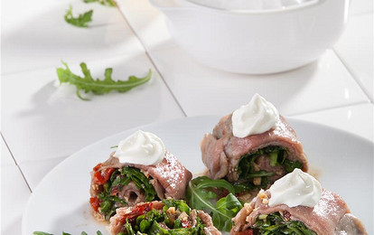 Карпаччо с рукколой