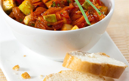 Салат из тушеных овощей