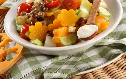 Овощное рагу с грибами