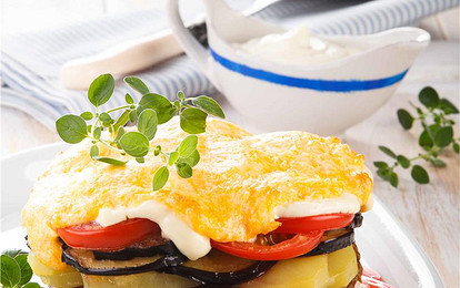 Запеканка с овощами и мясом