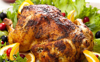 Курица с апельсинами