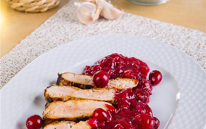 Куриное филе с соусом