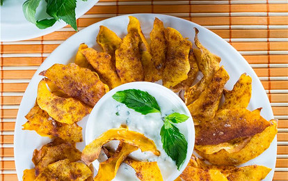 Тыквенные чипсы